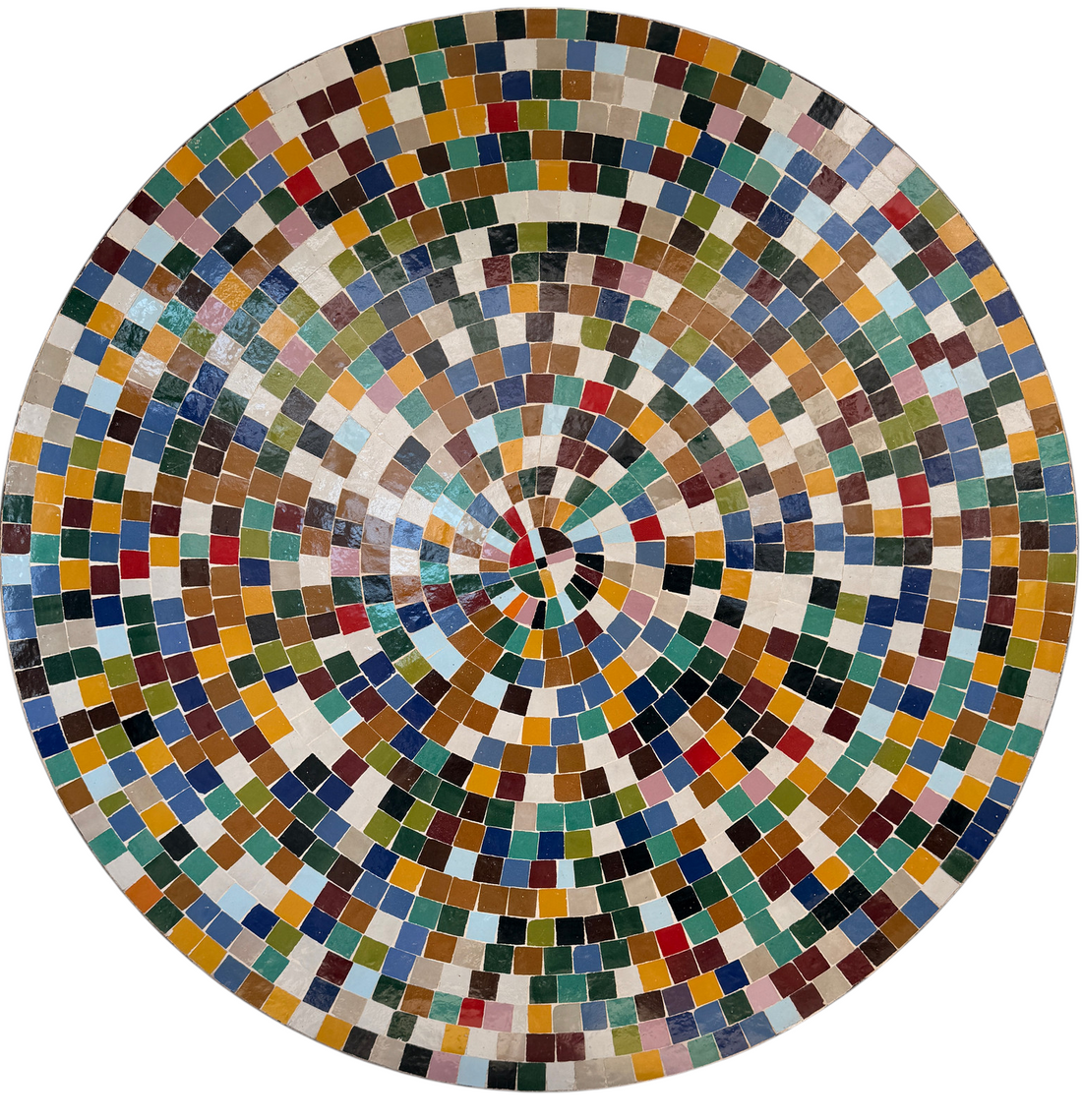 48" Multi Zellige Mosaic Table Top
