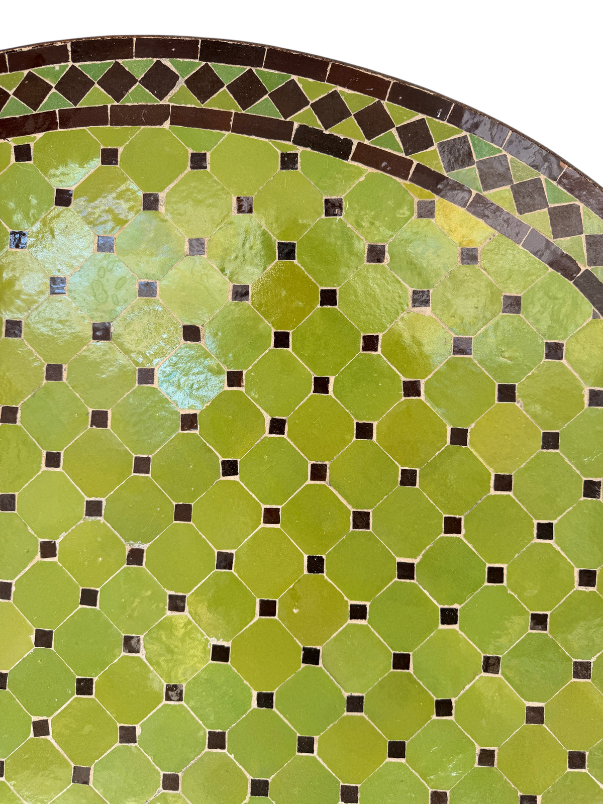 48" Multi Limon Zellige Mosaic Table Top