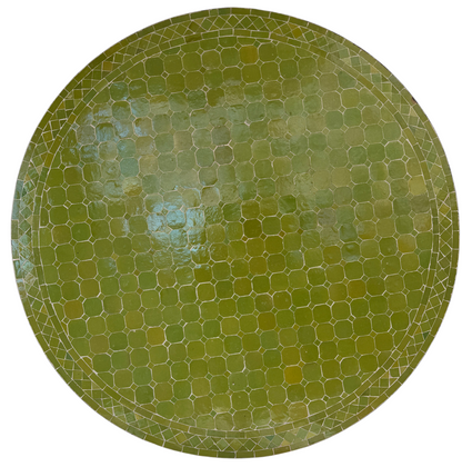 48" Limon Zellige Mosaic Table Top