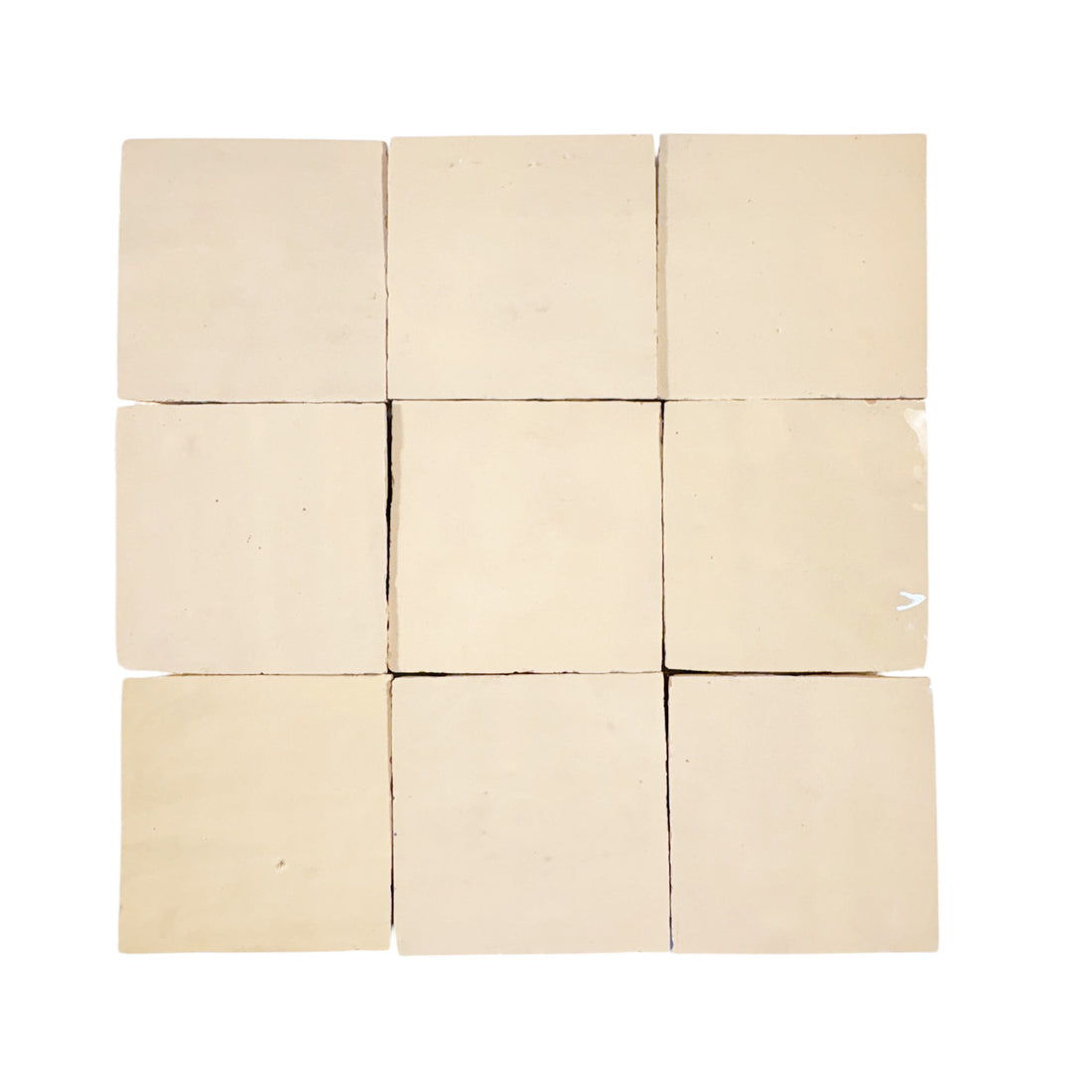 Creme 4x4 Zellige Tile