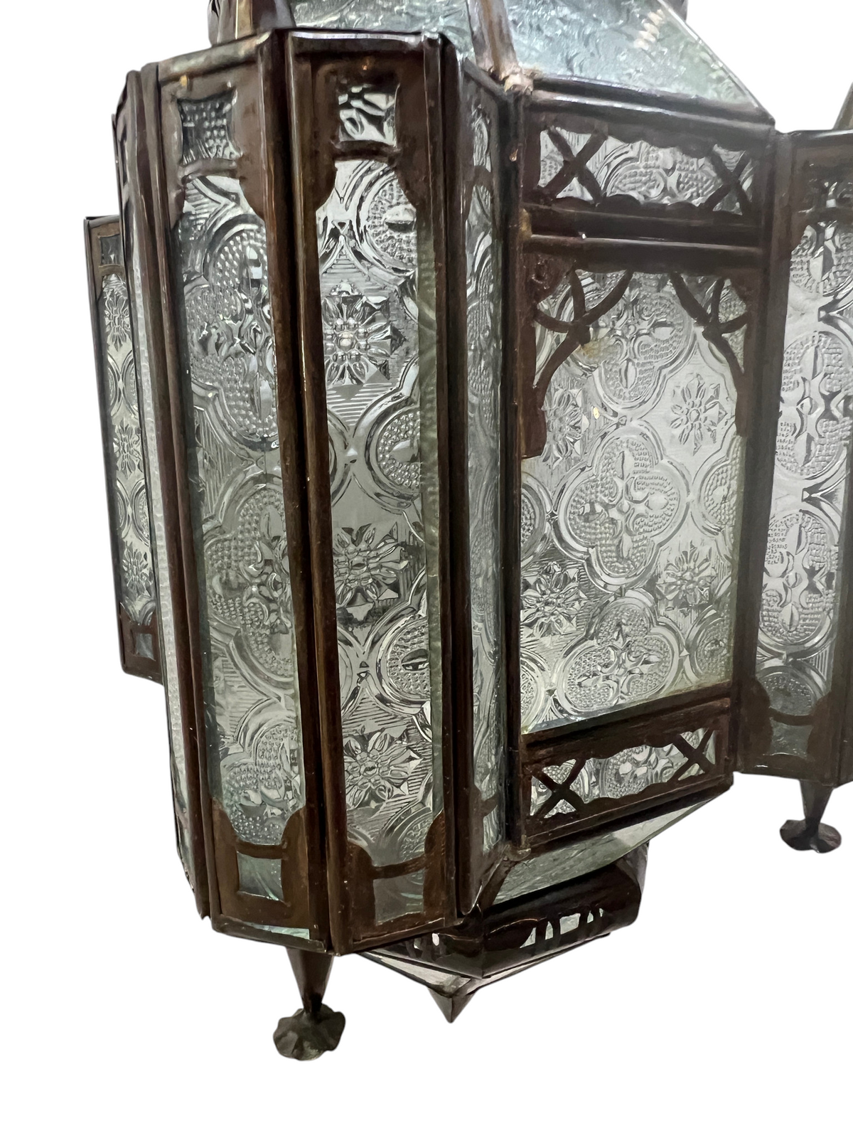 Hanging Lanterns with Multi-Color Glass