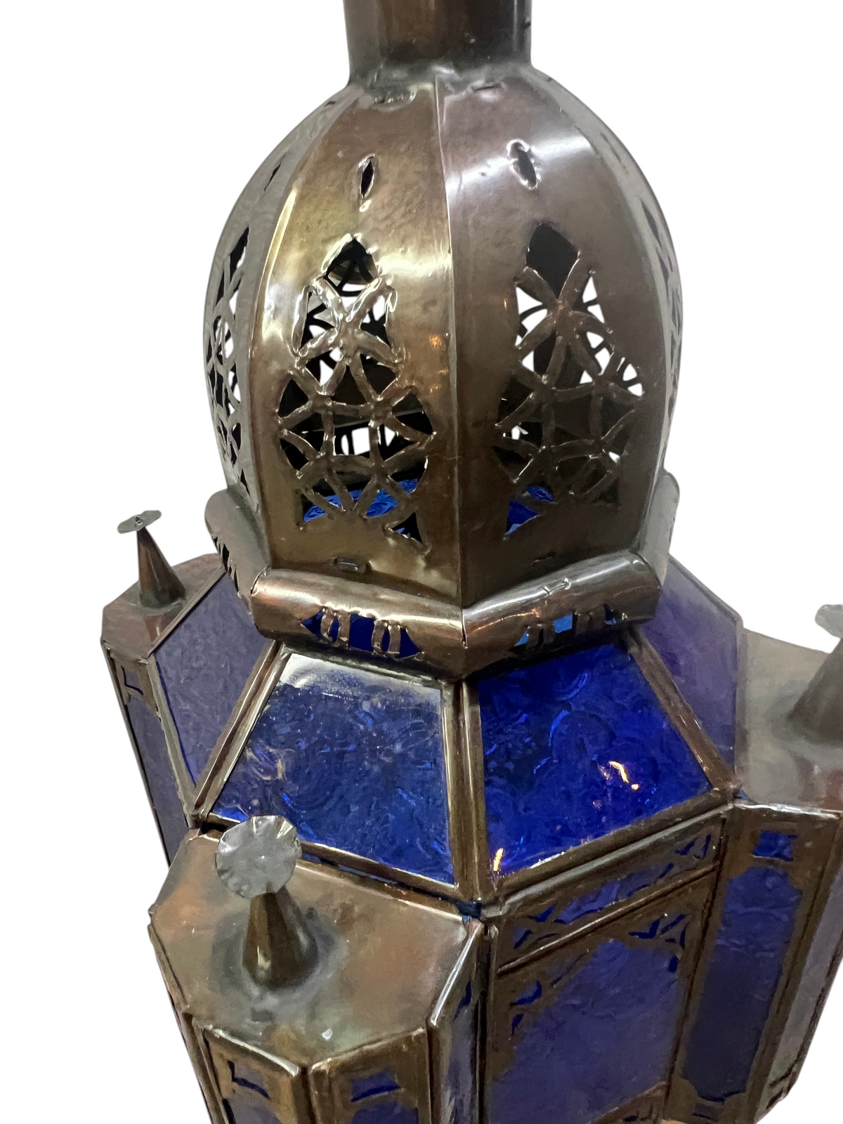 Hanging Lanterns with Multi-Color Glass