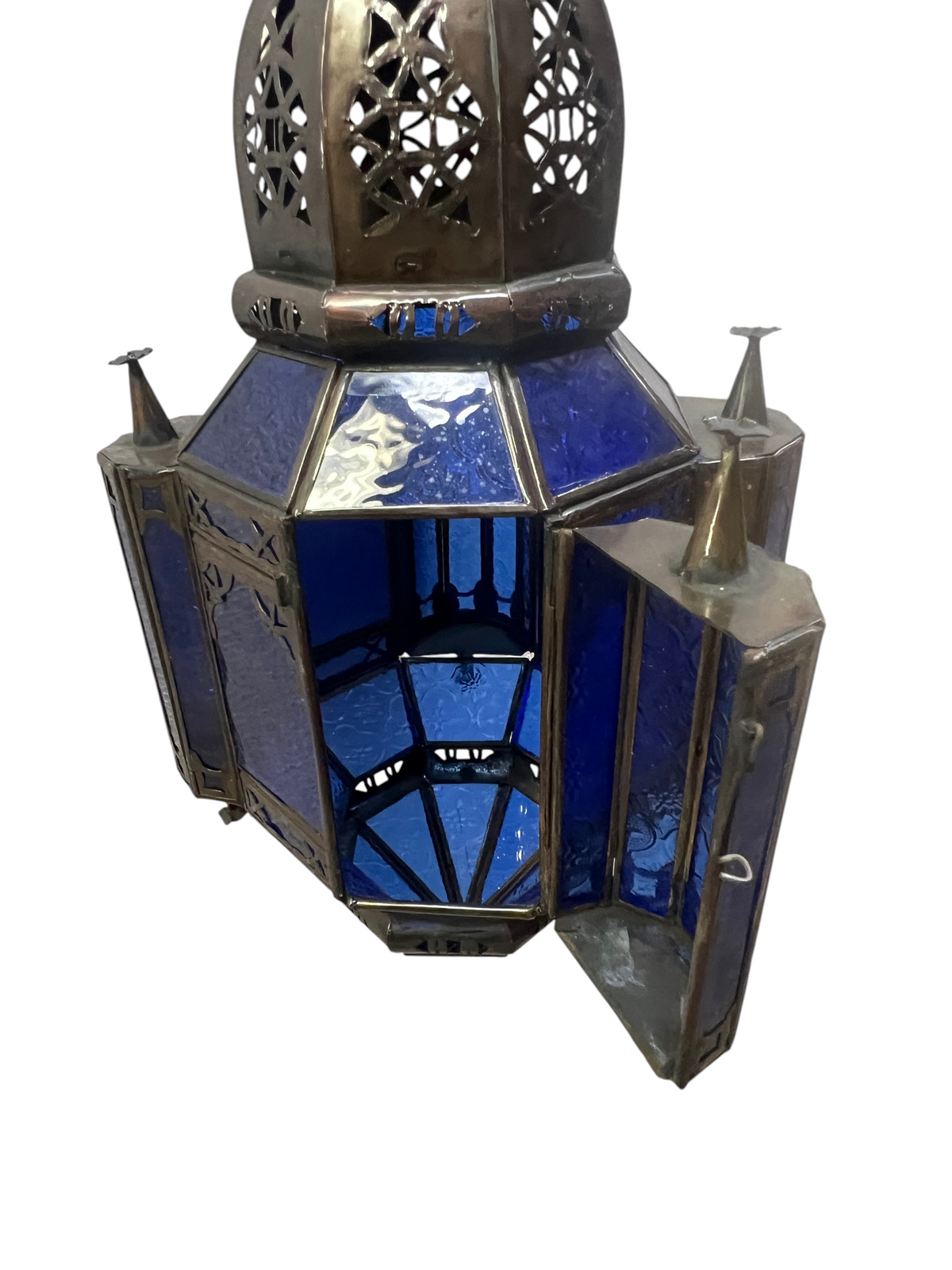 Hanging Lanterns with Multi-Color Glass
