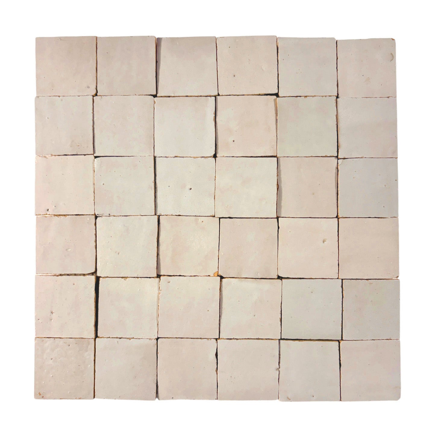 Ecru 2x2 Zellige Mosaic Tile