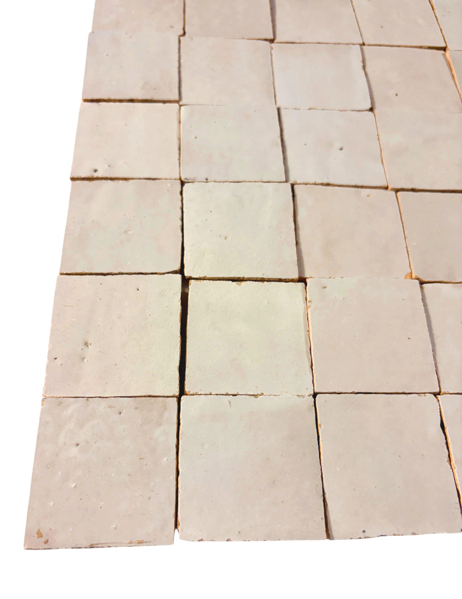Ecru 2x2 Zellige Mosaic Tile