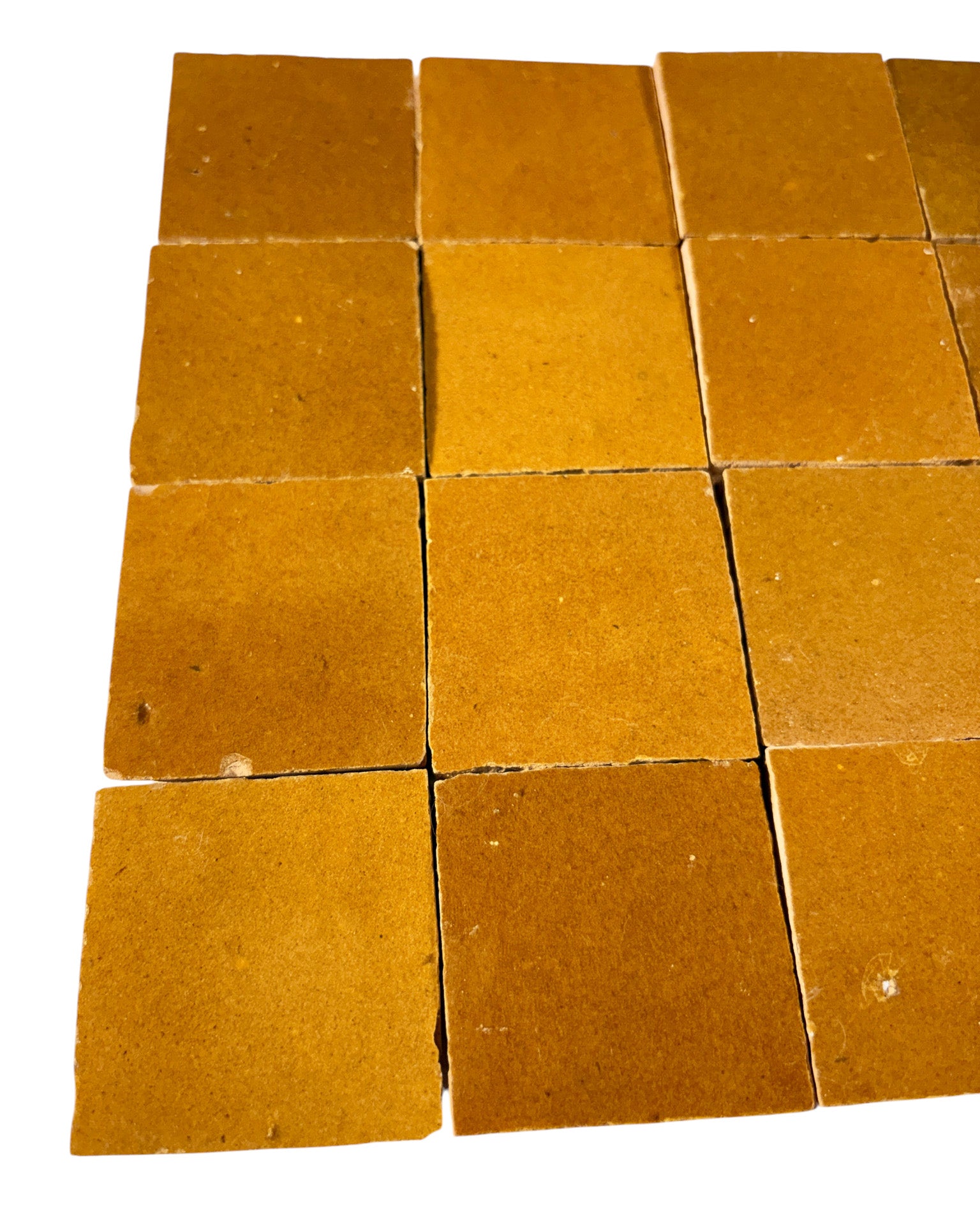 Honey 2x2 Zellige Mosaic Tile