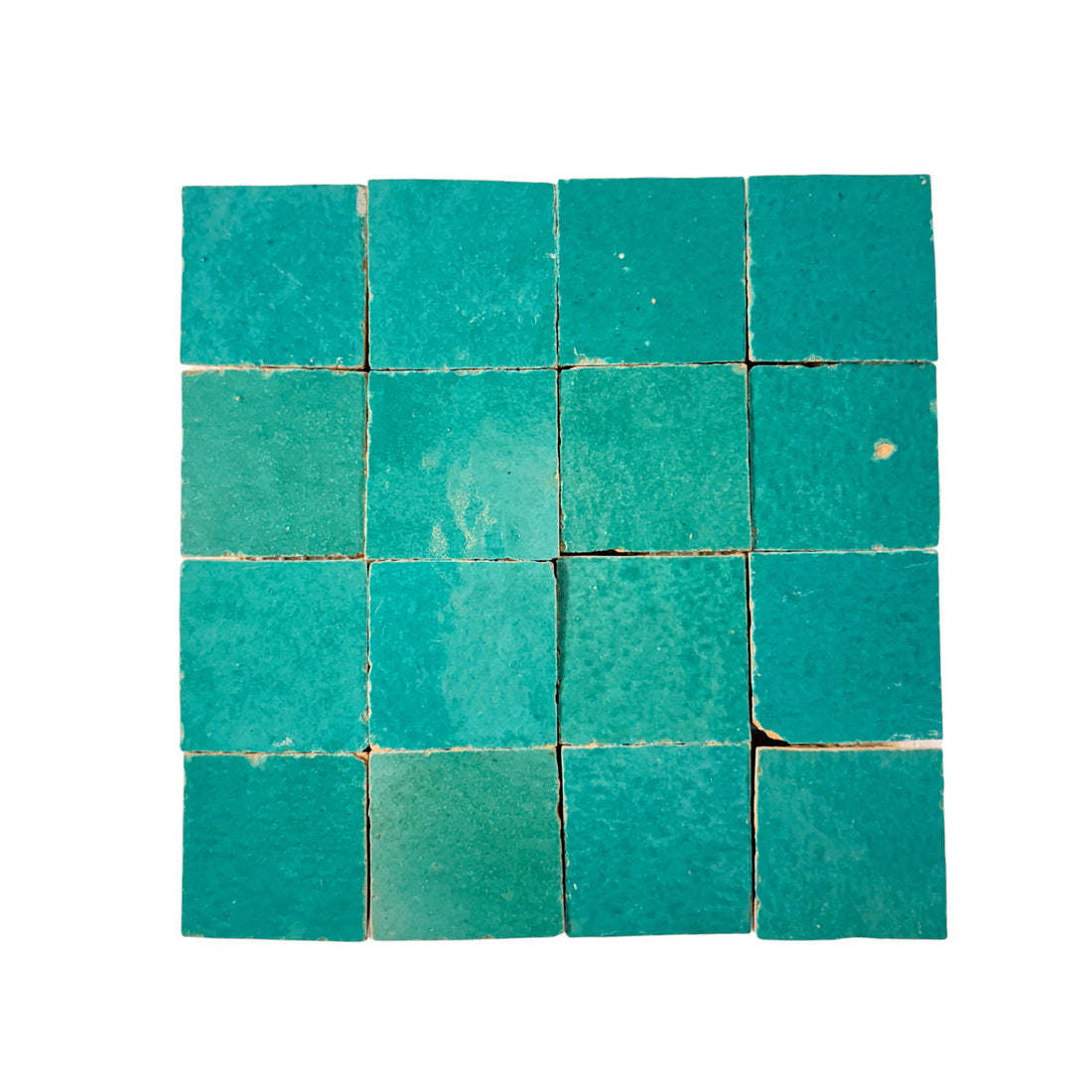 Aqua 2x2 Zellige Mosaic Tile