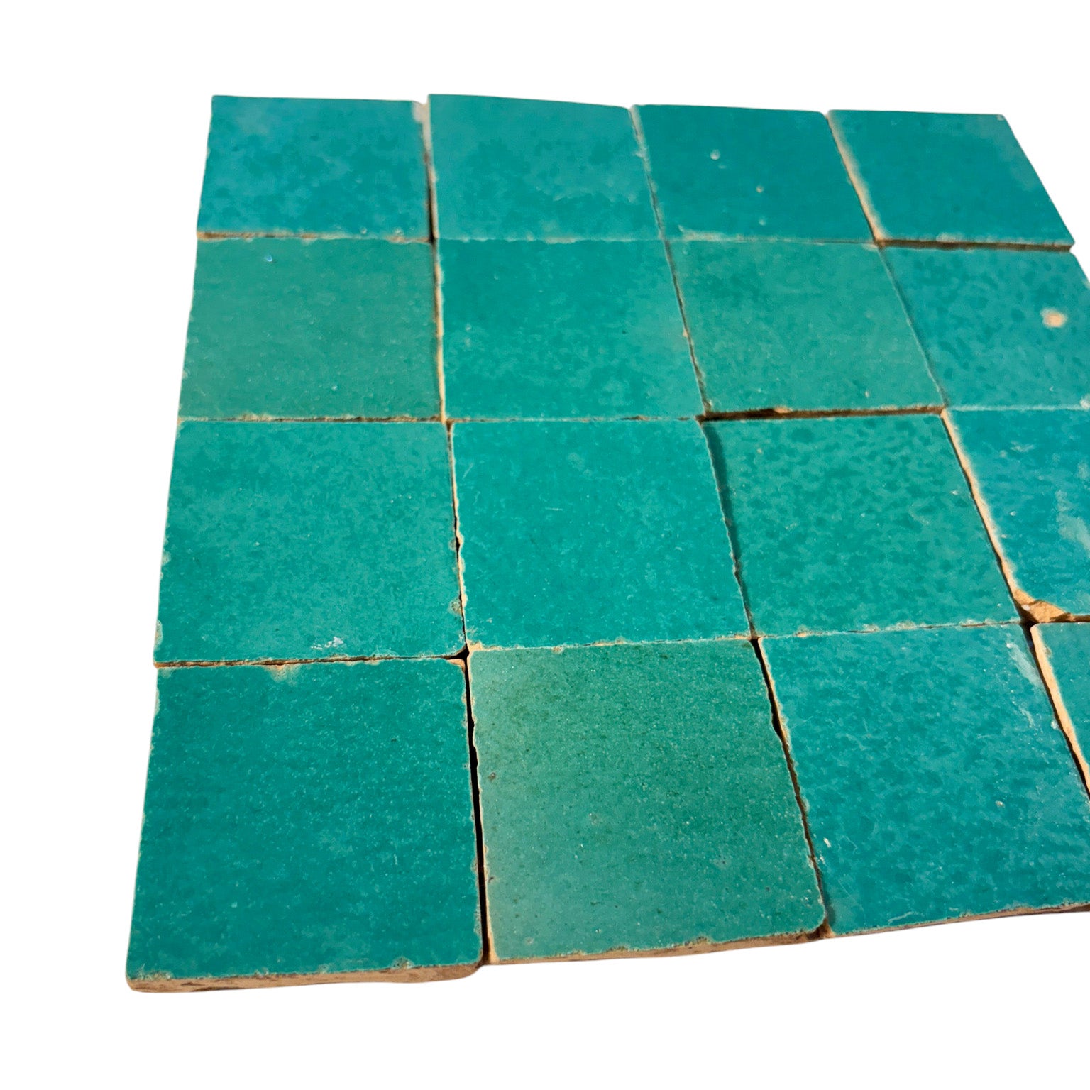 Aqua 2x2 Zellige Mosaic Tile