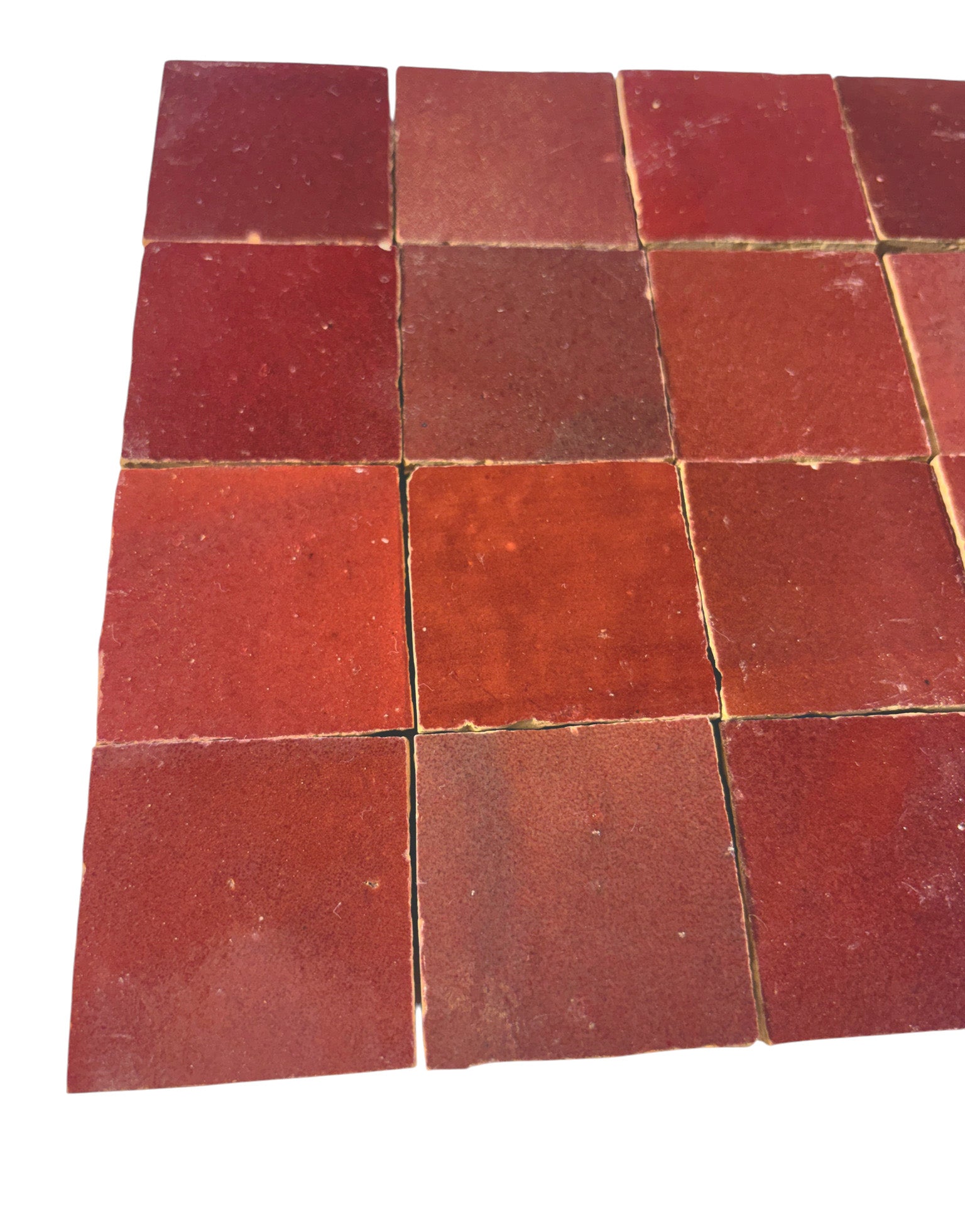 Rouge 2x2 Zellige Mosaic Tile