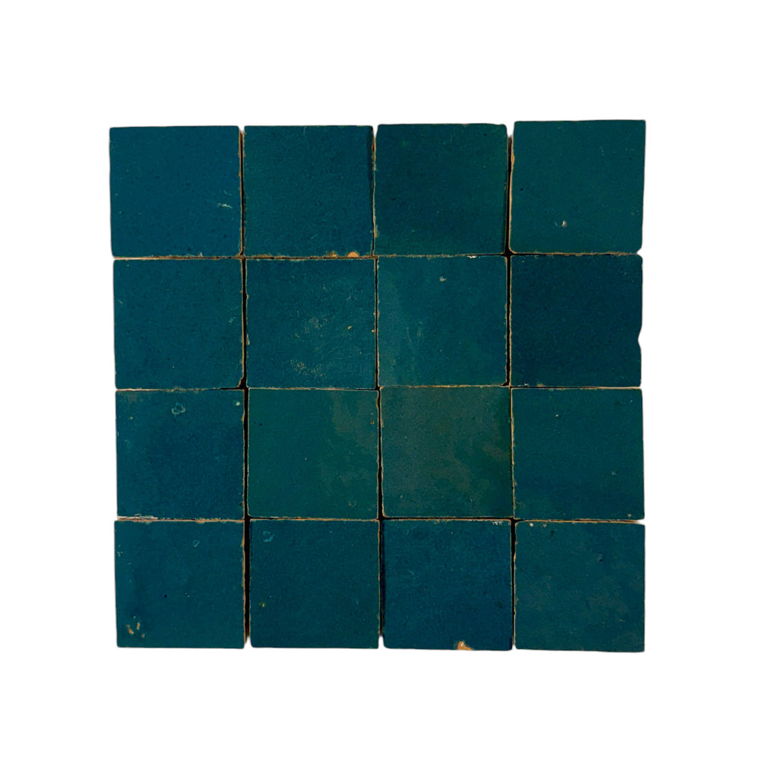 Teal 2x2 Zellige Mosaic Tile