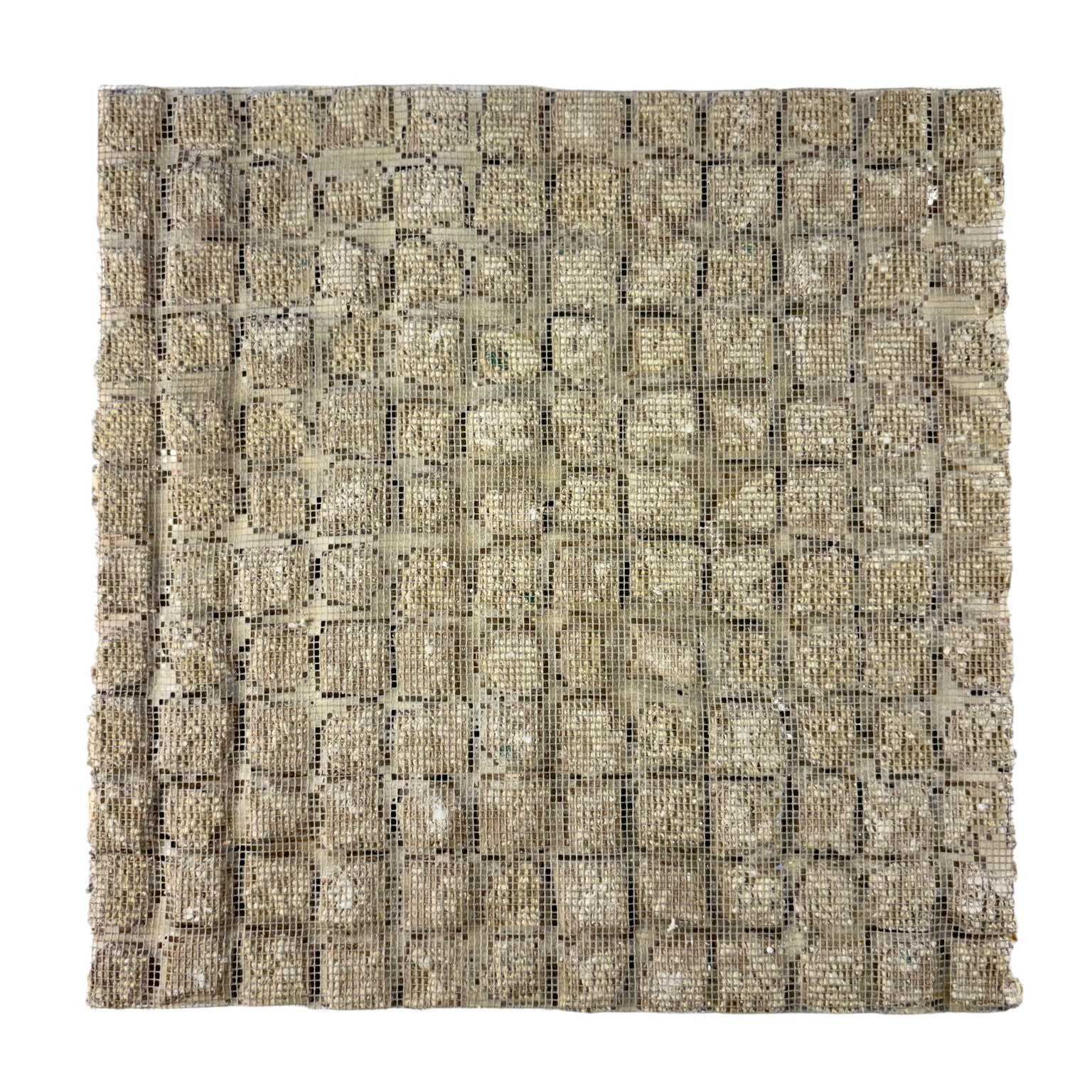 Aqua 1x1 Zellige Mosaic Tile
