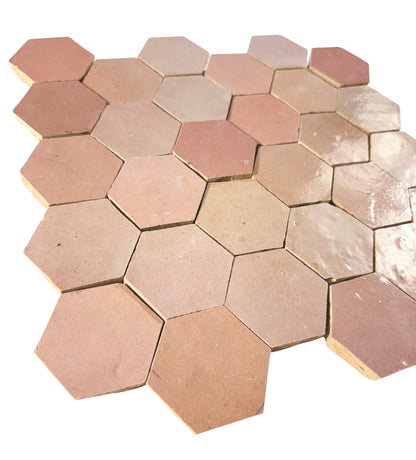 Adobe Hex Mosaic Zellige Tile