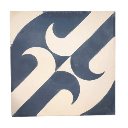 Talon (Bleu + Blanca) Cement Tile