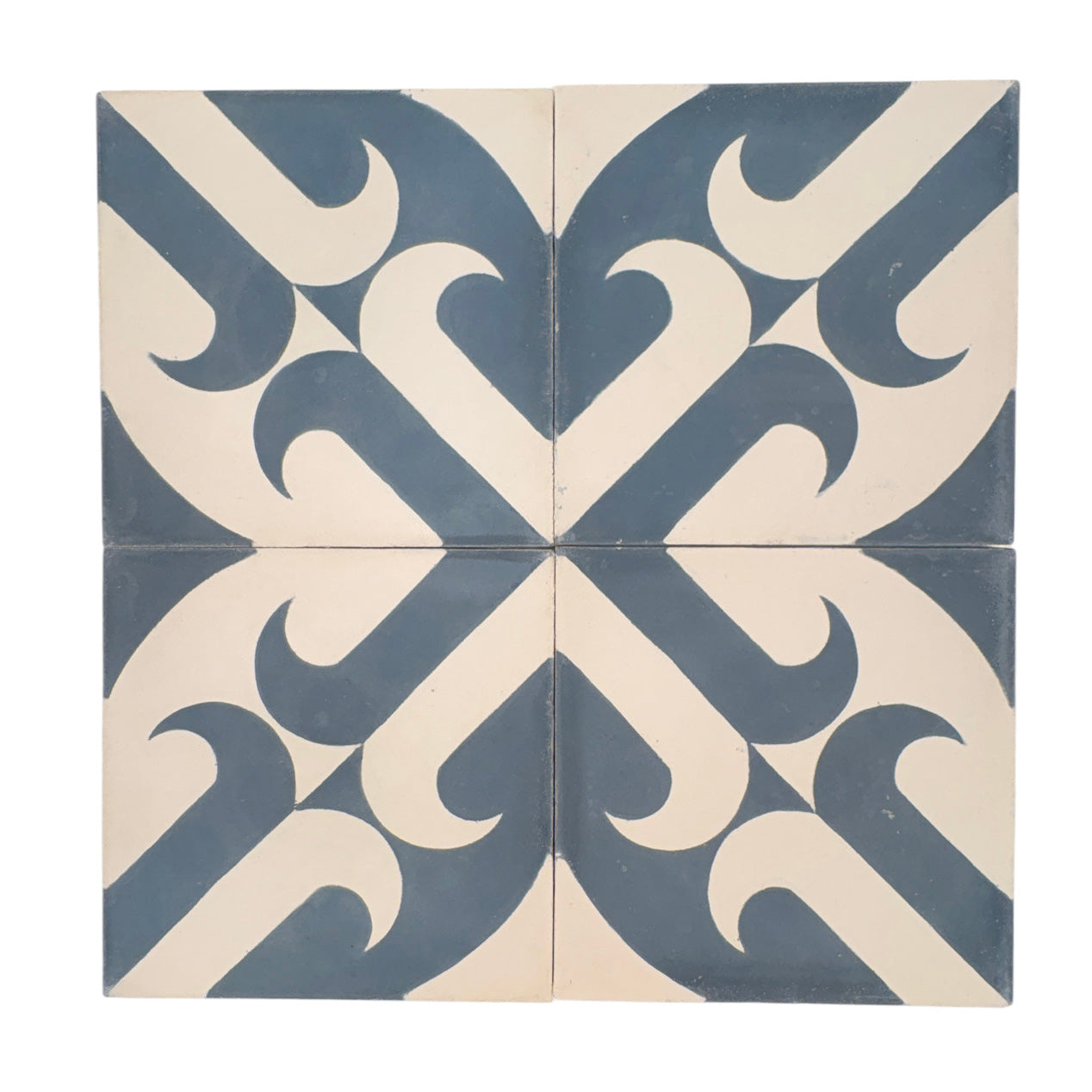 Talon (Bleu + Blanca) Cement Tile