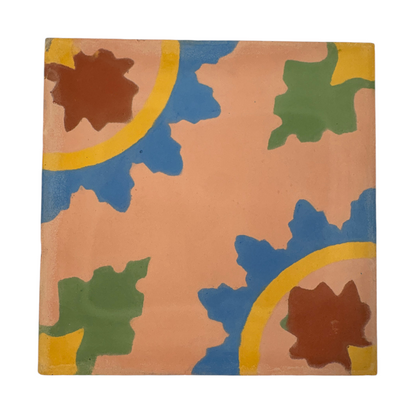 Mansour (Rust Multi) Cement Tile