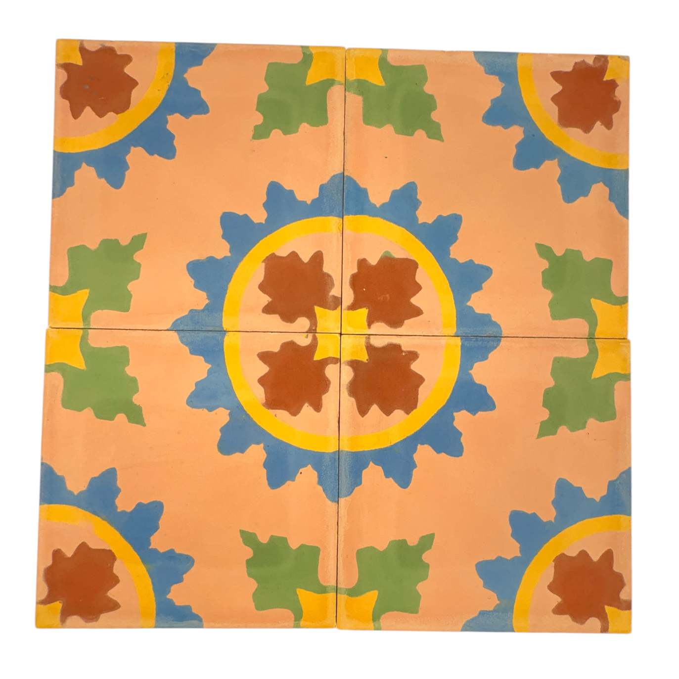Mansour (Rust Multi) Cement Tile