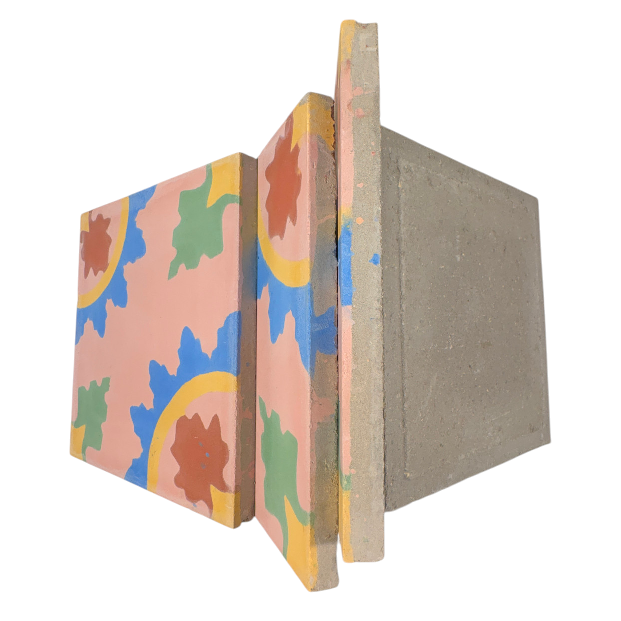 Mansour (Rust Multi) Cement Tile