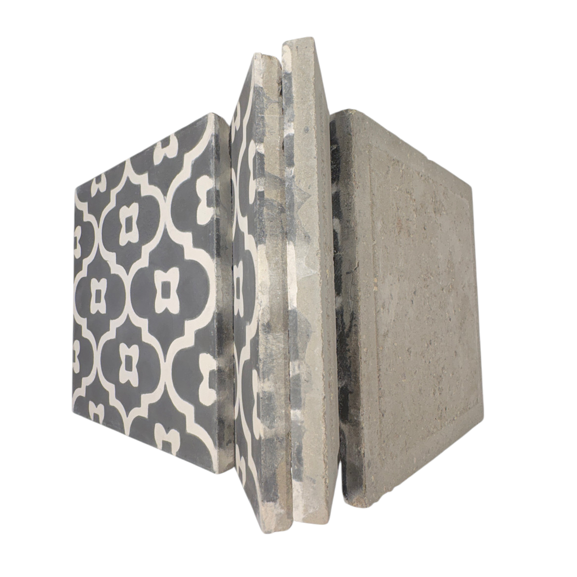 Lantern (Noir+Blanca) Cement Tile