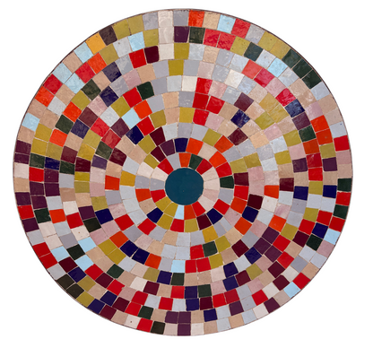 32" Multi Zellige Mosaic Table Top