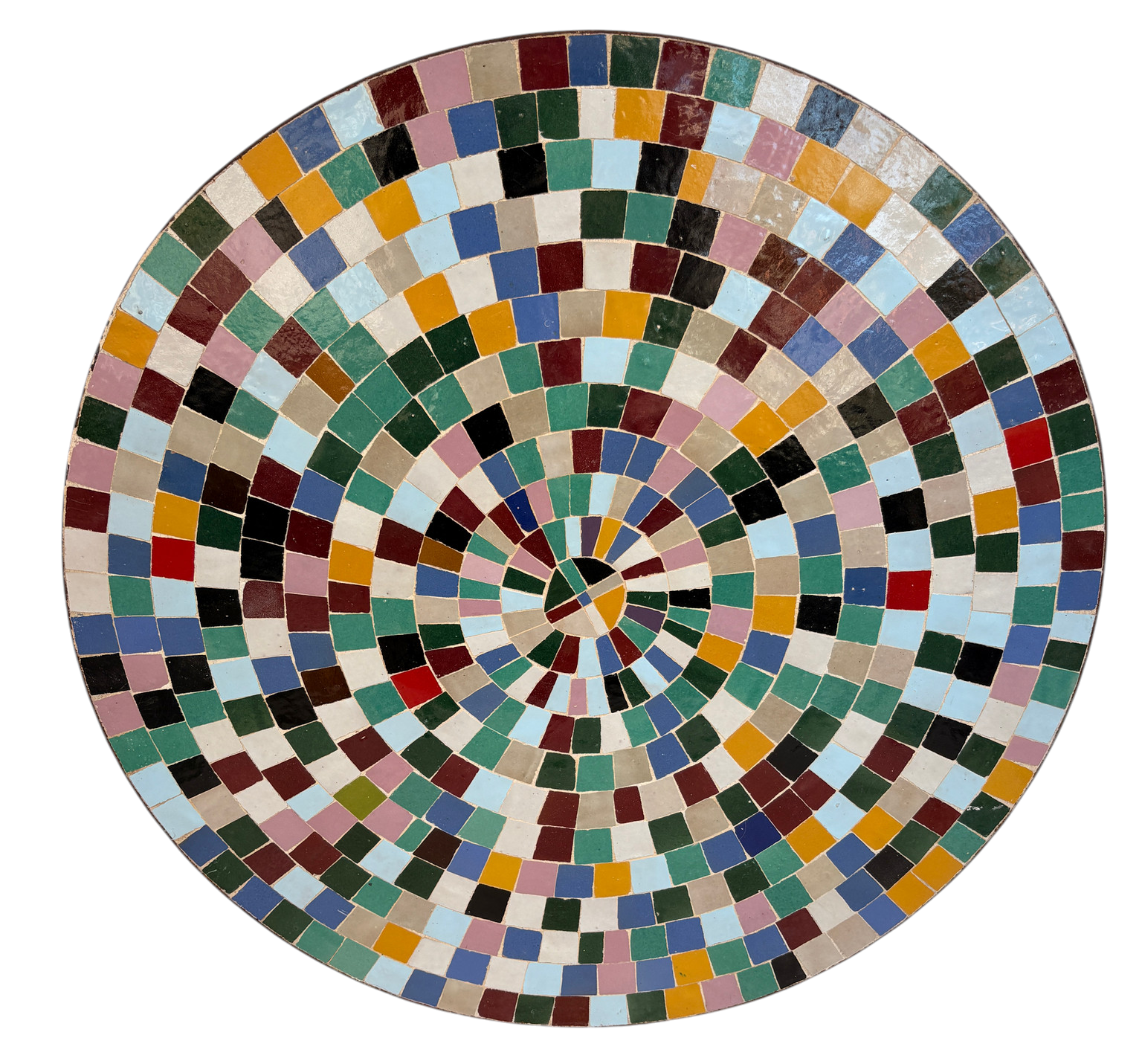 32" Multi Zellige Mosaic Table Top