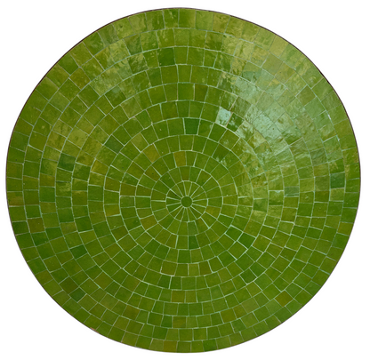 32" Limon Zellige Mosaic Table Top