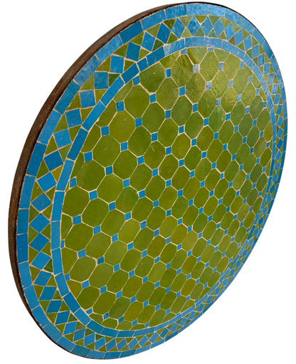 32" Multi Limon Zellige Mosaic Table Top