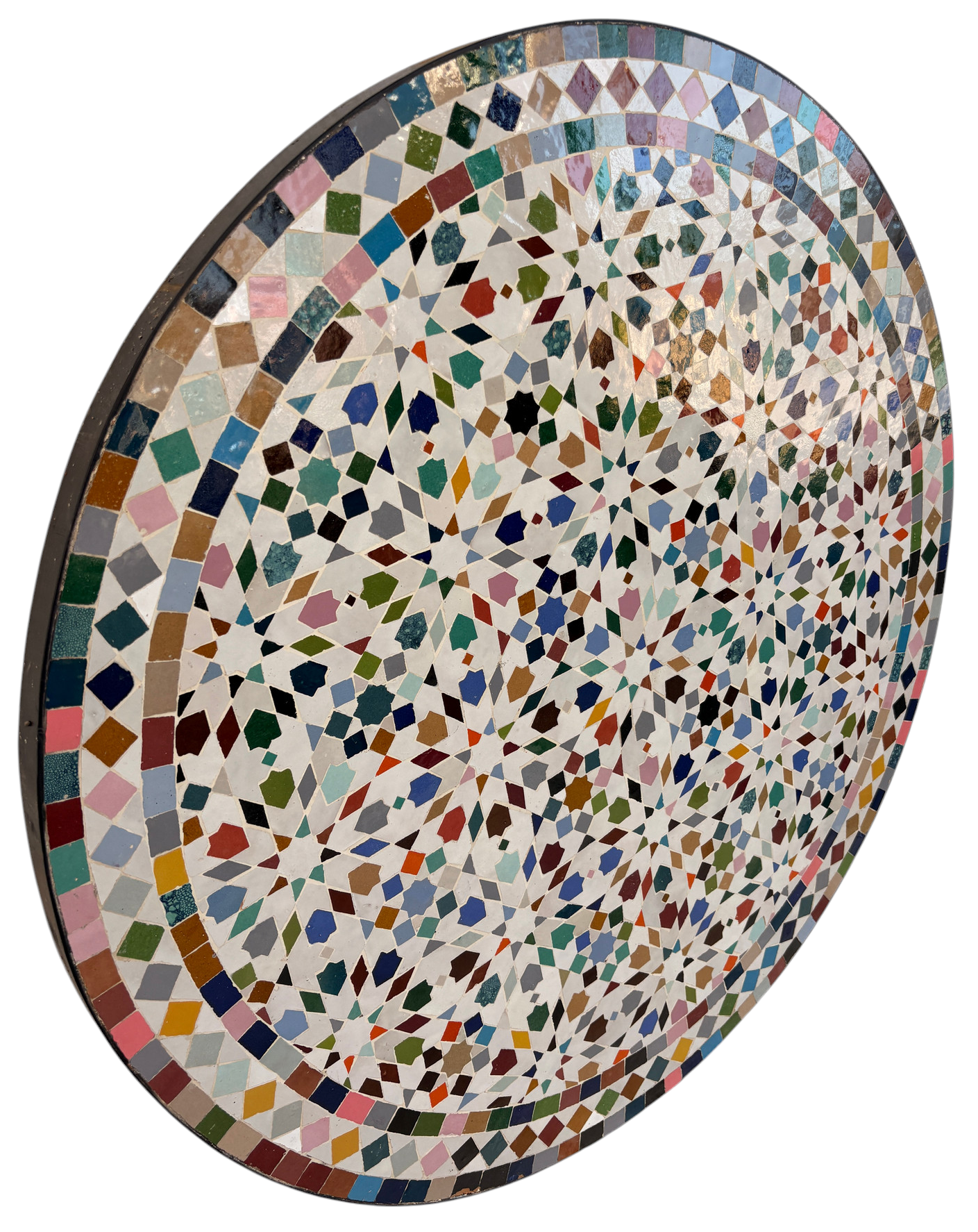 32" Multi Zellige Mosaic Table Top