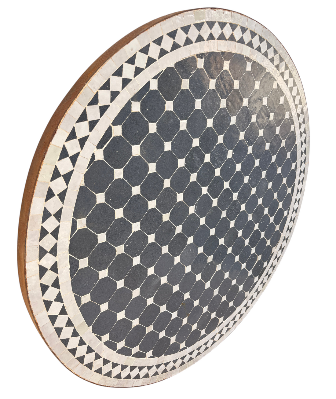 32" Cerulean Zellige Mosaic Table Top