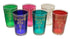 Moroccan Multi-Color Tea Glass Set with Gold Motif