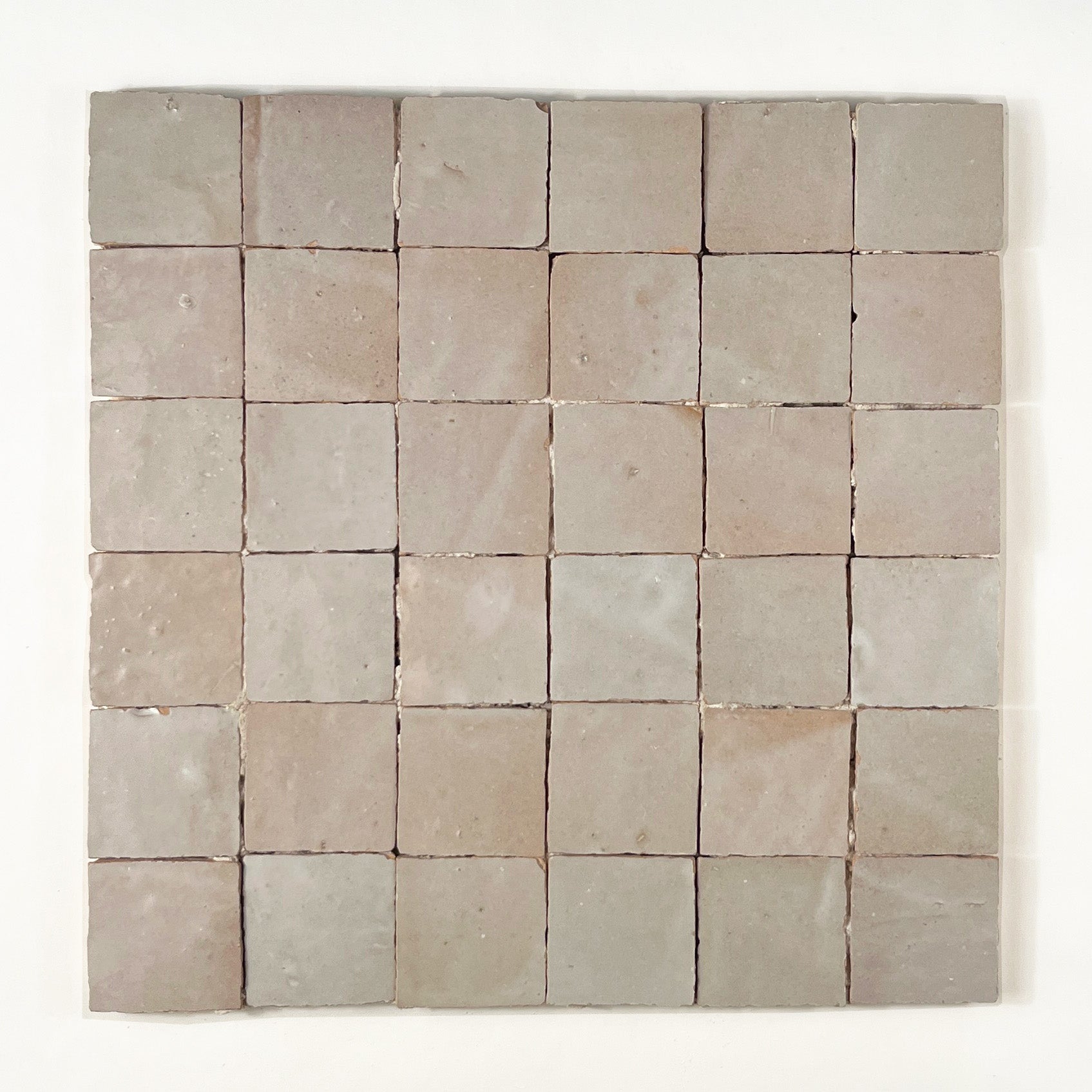 2x2 Sand Zellige Mosaic Tile