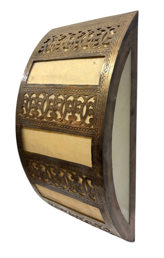 Banded Medallion Sconce