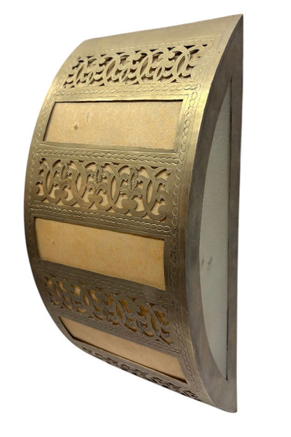 Banded Medallion Sconce