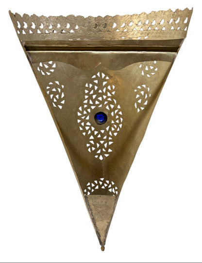 Scalloped Crown Cone Sconce
