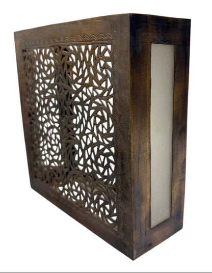 Square Vine Panel Sconce