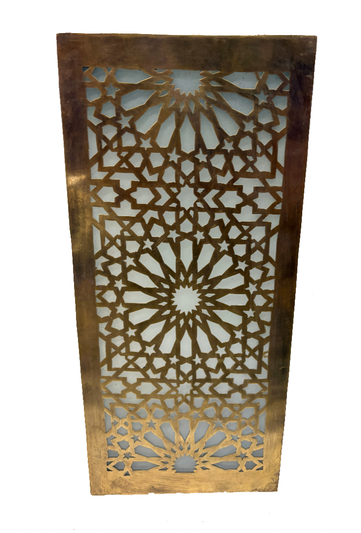 Radiating Medallion Panel Sconce