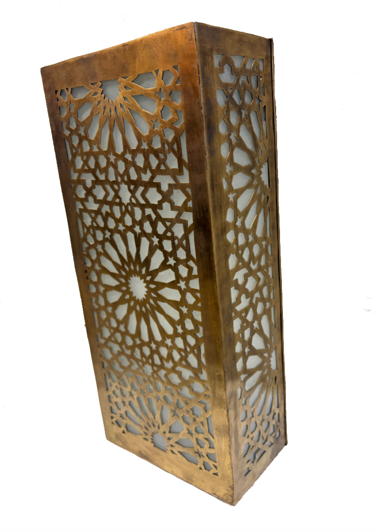 Radiating Medallion Panel Sconce