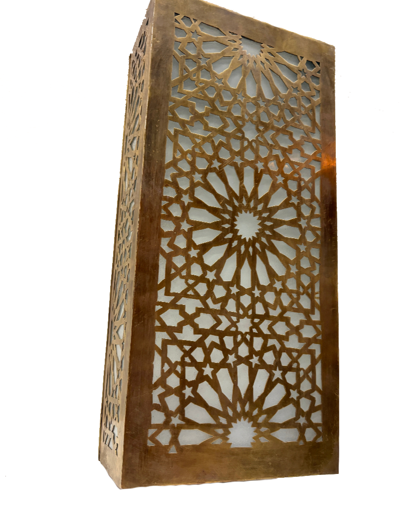 Radiating Medallion Panel Sconce