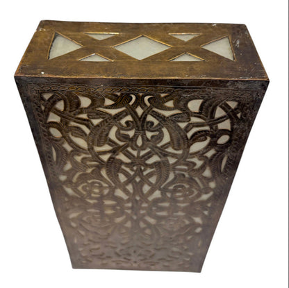Brass Rectangular Panel Sconce