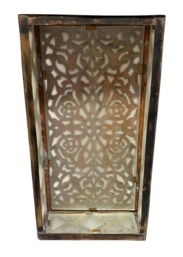 Brass Rectangular Panel Sconce