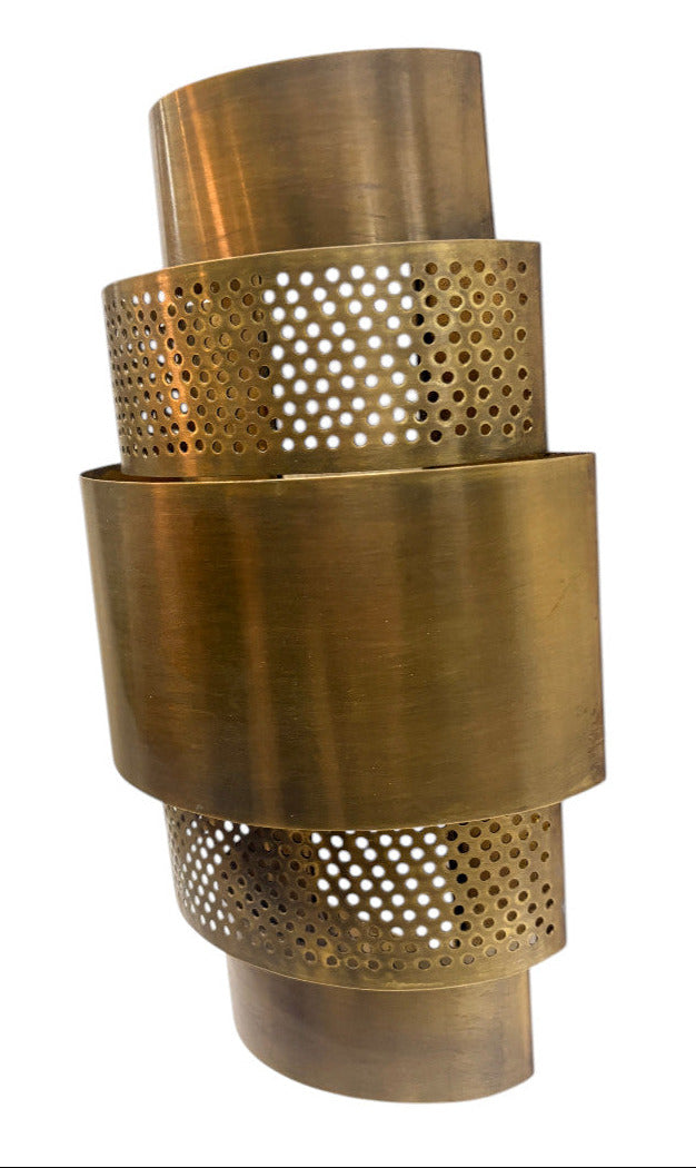 Art Deco Brass Wall Sconce