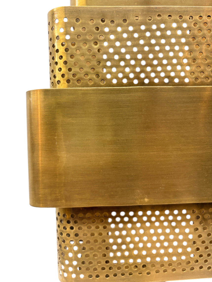 Art Deco Brass Wall Sconce