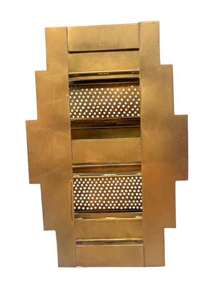 Art Deco Brass Wall Sconce