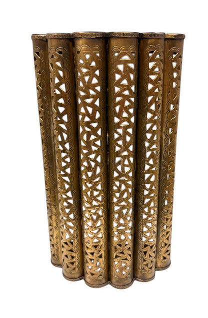 Intricately Designed Brass Wall Sconce