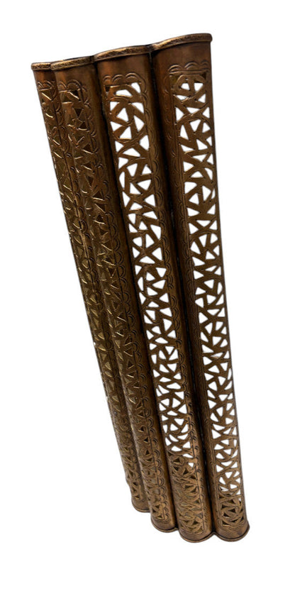 Intricately Designed Brass Wall Sconce