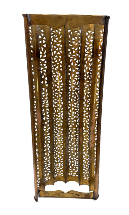 Intricately Designed Brass Wall Sconce