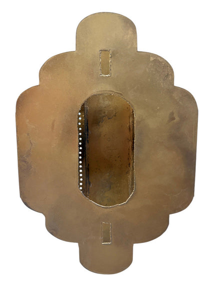 Art Deco Brass Wall Sconce