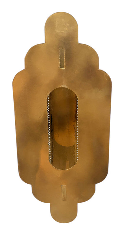 Art Deco Brass Wall Sconce