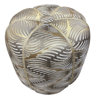 Moroccan Stuffed Fabric Pouf