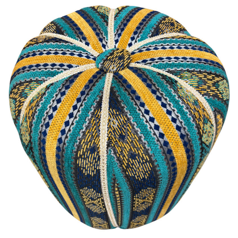 Moroccan Stuffed Fabric Pouf