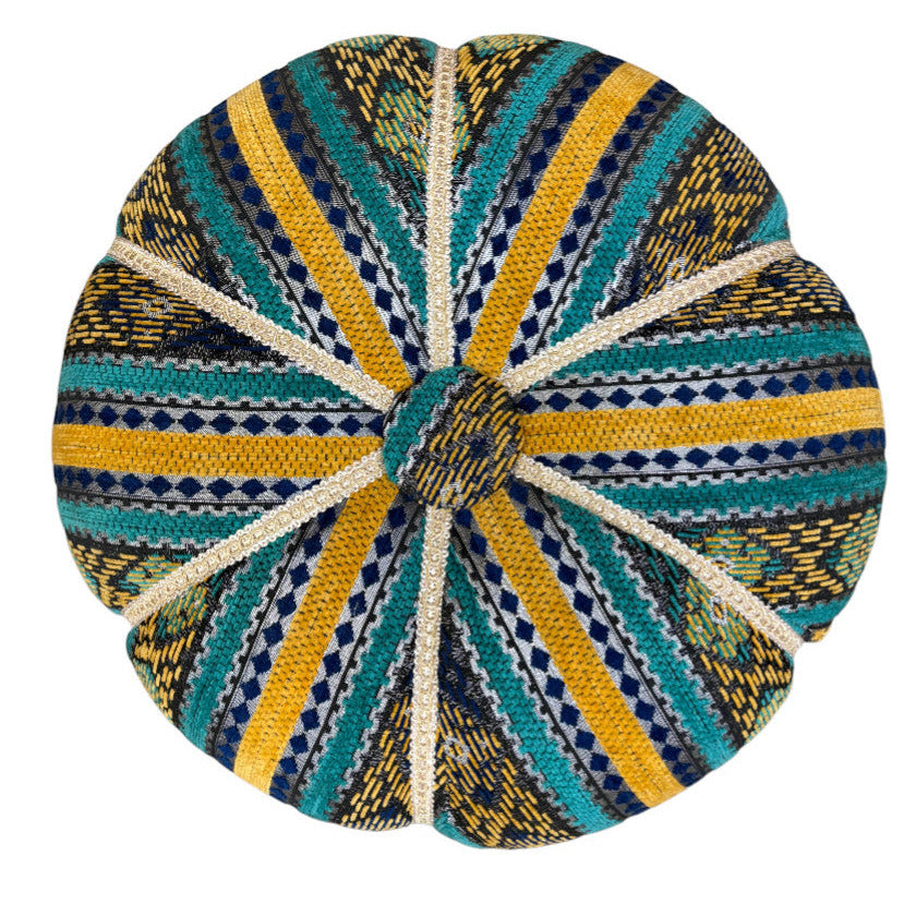 Moroccan Stuffed Fabric Pouf